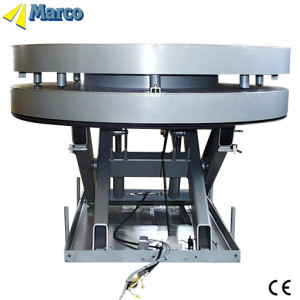 Marco Single Scissor Lift Table with Turntable